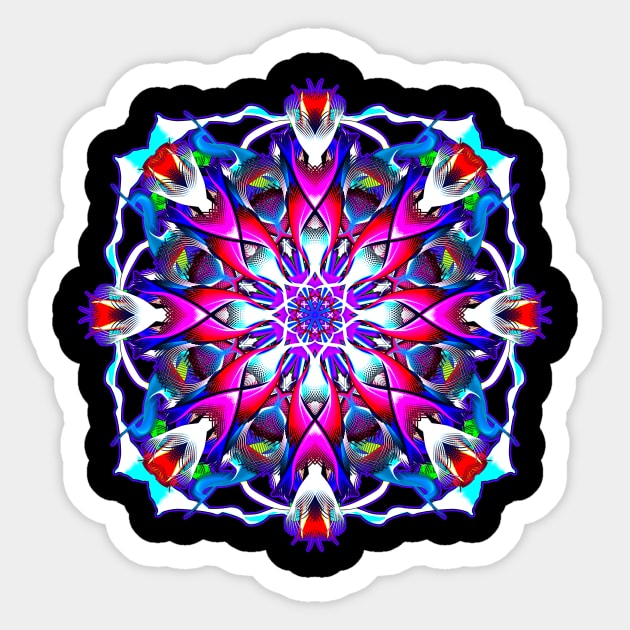 Mystery Number 1 Mandala Eye Candy Sticker by crunchysqueak